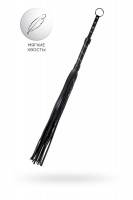 Флоггер Anonymo #0005, PU кожа, черный, 64 см