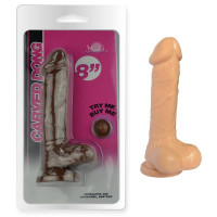 Фалоимитатор 8 Inch Carved DIldo 84004fleshHW