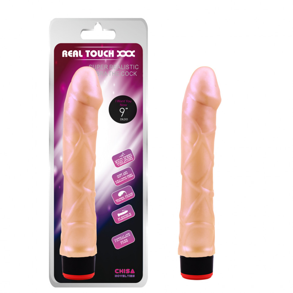 Вибратор 9”Vibe Cock Flesh CN-101899206