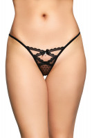 Стринги из сетки в горошек SoftLine Collection, красный, S/M