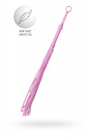 Флоггер Anonymo #0006, PU кожа, розовый, 64 см