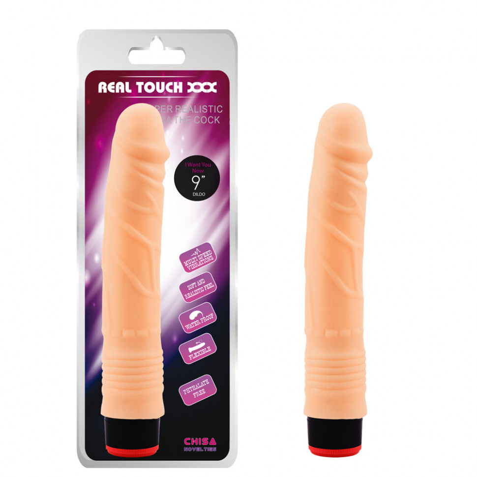 Вибратор 9”Vibe Cock Flesh CN-101838235