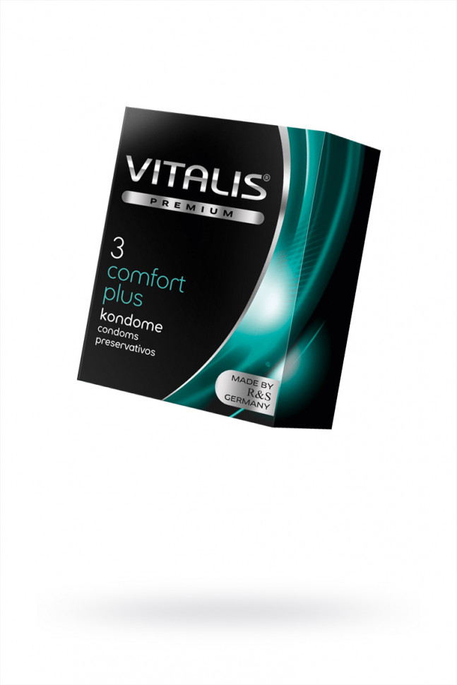 Презервативы "VITALIS" PREMIUM №3 comfort plus - анатомической формы (ширина 53mm)
