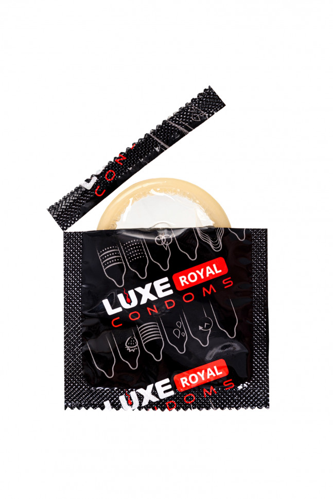 Презервативы Luxe, royal, nirvana, 18 см, 5,2 см, 3 шт.