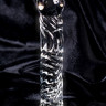 Нереалистичный фаллоимитатор Sexus Glass, стекло, прозрачный, 16,5 см