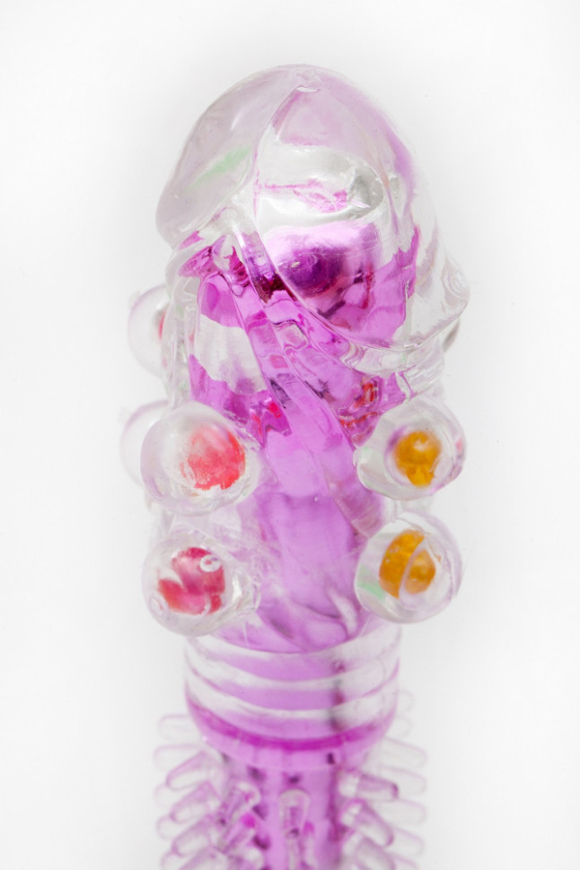 Вибратор 16,5х 3,5 см с дополнительными пупырышками, розовый 47545-MM