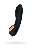 Нереалистичный вибратор WANAME D-SPLASH HAIL, силикон, чёрный, 23,8 см