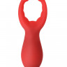 Мини-вибратор Штучки-дрючки Штучка, силикон, красный, 7,5 см