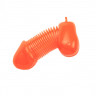 Сувенир брелок для ключей Roomfun, PVC, оранжевый