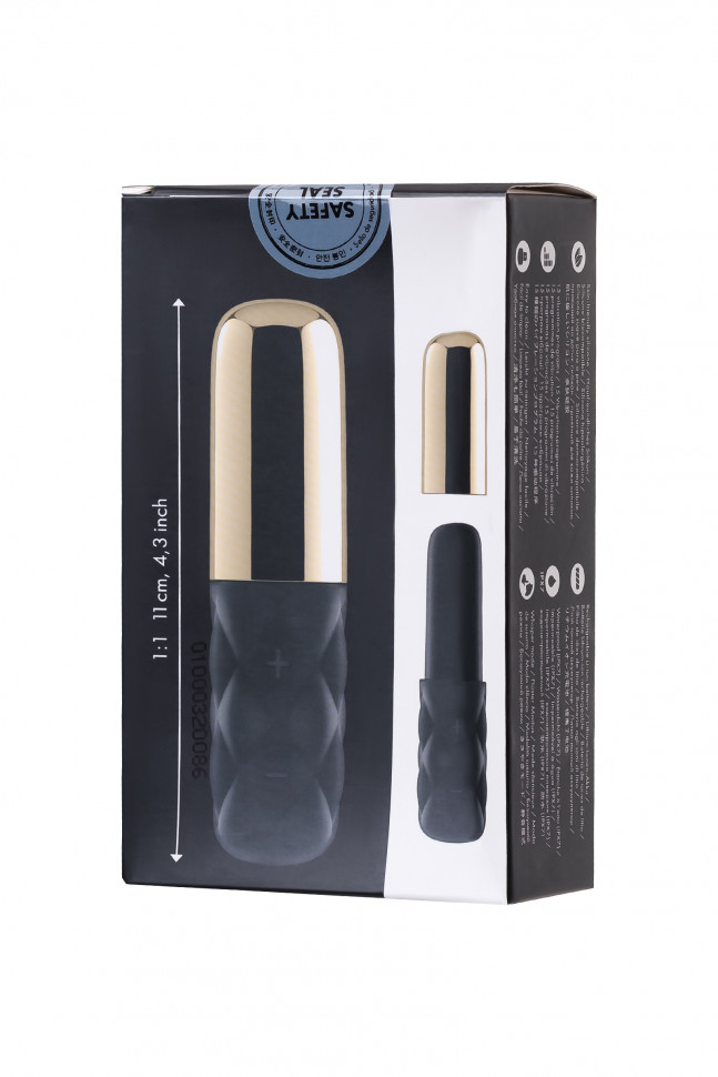 Вибромассажер Satisfyer Mini Lovely Honey , Силикон, Чёрный, 11.4 см