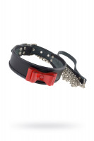 Ошейник Sitabella, кожа, черный