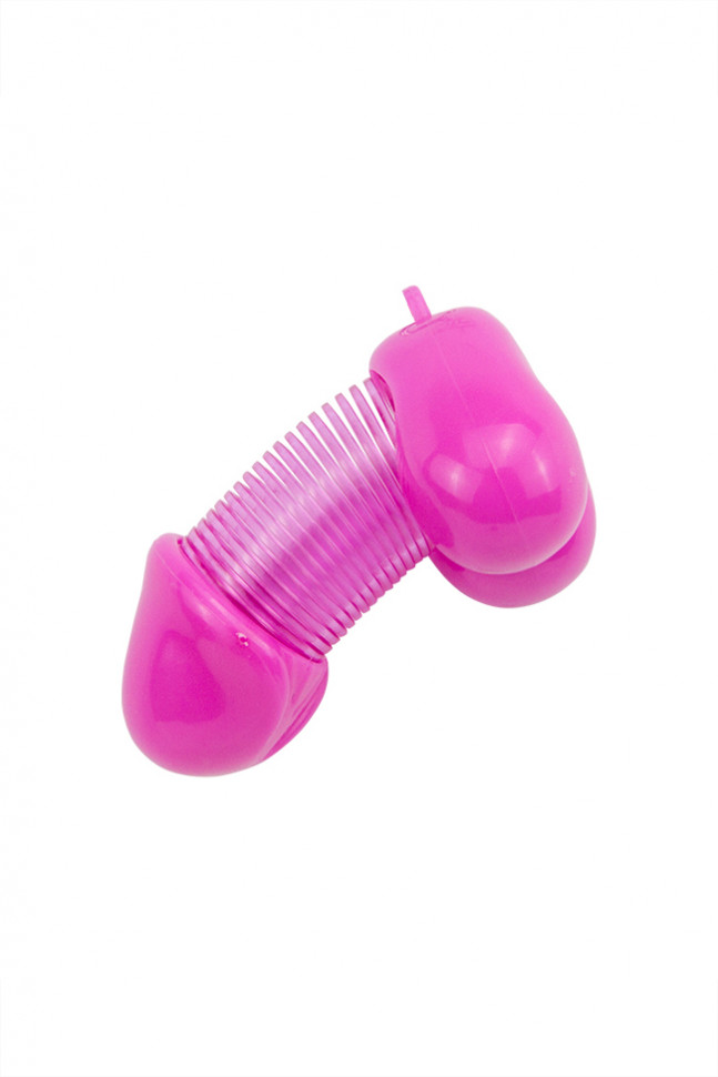 Сувенир брелок для ключей Roomfun, PVC, розовый