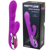 Перезаряжаемый вибратор Pretty Love Body Shock BI-014139