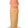 Фаллоимитатор, TOYFA, PVC, телесный, 11,5 см
