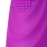 Клиторальный стимулятор с ресничками JOS ALICIA, силикон, фиолетовый, 15,5 см