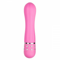 Мини Вибратор Розовый Easytoys Love Diamond Lined Vibrator ET089PNK