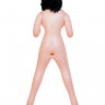 Кукла надувная Kaylee с реалистичной головой, брюнетка, TOYFA Dolls-X, кибер вставка вагина – анус, подвижные глаза, 160 см