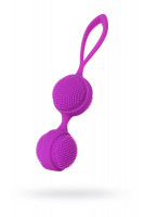 Вагинальные шарики с ресничками JOS NUBY, силикон, фиолетовый, 16 см