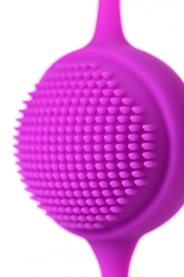 Вагинальные шарики с ресничками JOS NUBY, силикон, фиолетовый, 16 см