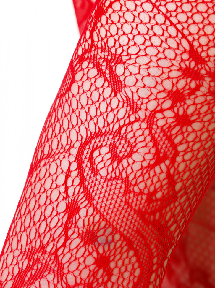 Костюм-сетка Passion Erotic Line, красный, OS