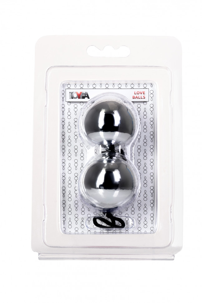 Вагинальные шарики TOYFA, ABS пластик, серебристый, 20,5 см,Ø 3,5 см
