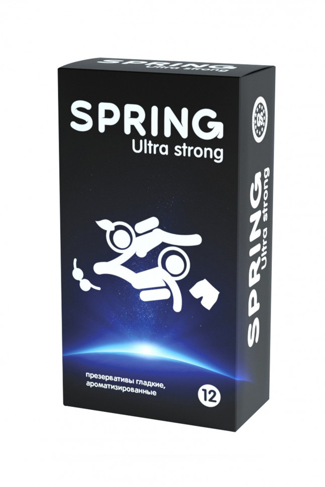 Презервативы Spring  Ultra Strong, классические, латекс, 17,5 см, 12 шт
