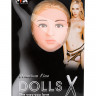 Кукла надувная Arianna с реалистичной головой,  блондинка,TOYFA Dolls-X,  с двумя отверстиями,вставка: вагина - анус, реалистичные ноги и руки, 160 см