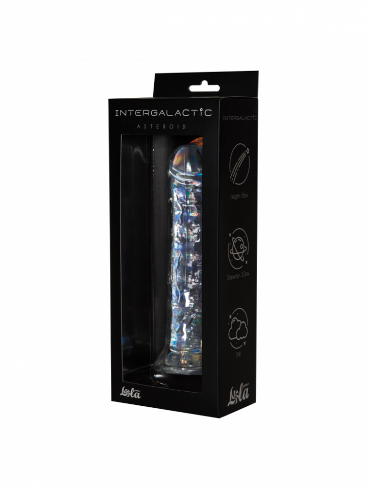 Прозрачный дилдо Intergalactic Asteroid 7080-01lola
