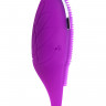 Виброкольцо с ресничками перезаряжаемое JOS  RICO, Силикон, Фиолетовый, 9 см