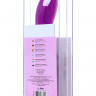 Вибратор с ресничками JOS DESI, силикон, фиолетовый, 18,5 см