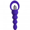 Анальная втулка ToDo by Toyfa Twisty, силикон, фиолетовая, 14 см, Ø 3,2 см