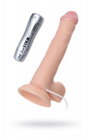 Вибратор TOYFA RealStick Nude реалистичный, 7 режимов вибрации, 17 см