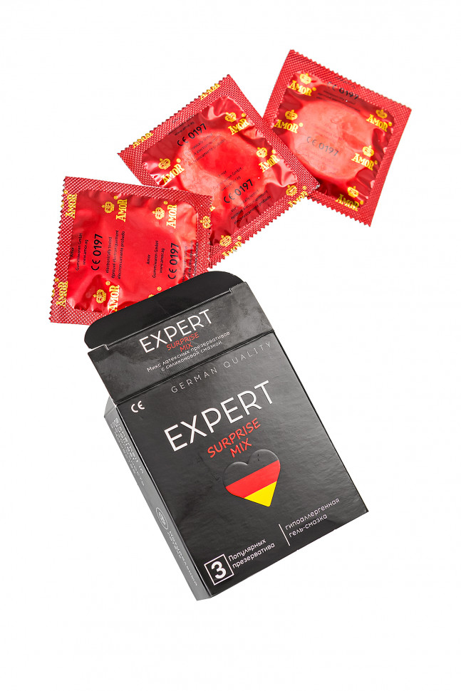 Презервативы EXPERT Surprise Mix Germany 3 шт. (Микс)