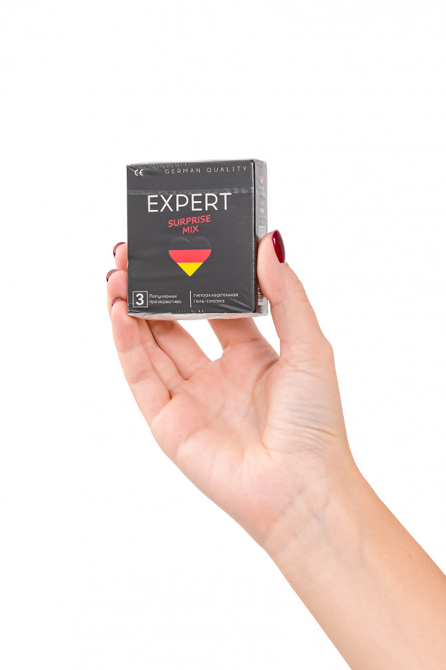 Презервативы EXPERT Surprise Mix Germany 3 шт. (Микс)