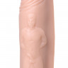 Реалистичный фаллоимитатор TOYFA RealStick Nude, PVC, телесный, 23 см