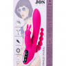 Тройной вибростимулятор JOS SPANKY, силикон, розовый, 21 см