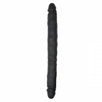 Двухсторонний Фаллоимитатор Easytoys Silicone double end dildo ET081BLK