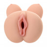 Мастурбатор реалистичный KOKOS Clara, TPR, телесный, 17.5 см