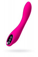 Вибратор со стимулирующим шариком JOS BEADSY, силикон, розовый, 21 см