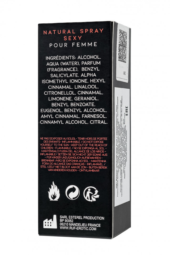 Туалетная вода с афродизиаками RUF SMAK для женщин, 50 мл