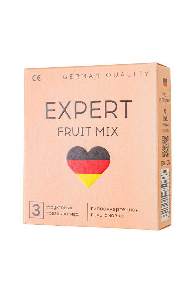 Презервативы EXPERT Fruit Mix Germany 3 шт. (фруктовые ароматизированные)