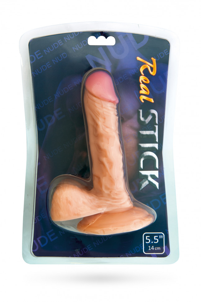Фаллоимитатор TOYFA RealStick Nude, PVC, телесный, 16 см