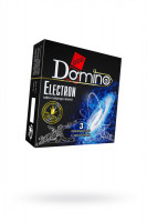 Презервативы Luxe DOMINO PREMIUM Electron, мята, лаванда и банан, 3 шт. в упаковке , 18 см