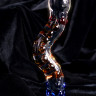 Нереалистичный фаллоимитатор Sexus Glass, стекло, прозрачный, 20 см