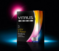 Презервативы VITALIS premium №3 Color &amp; flavor 3253VP