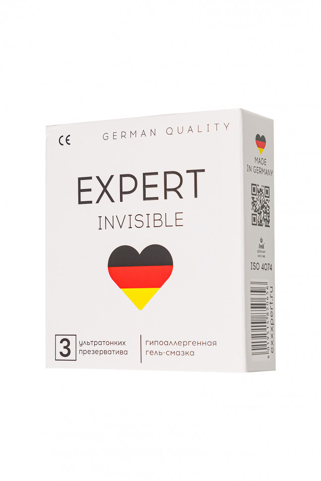 Презервативы EXPERT Invisible Germany 3 шт. (ультратонкие)