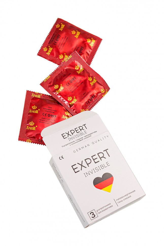 Презервативы EXPERT Invisible Germany 3 шт. (ультратонкие)