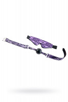 Кружевной набор TOYFA Marcus (маска и кляп), серебристый