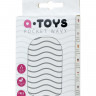 Мастурбатор TOYFA A-Toys Pocket Wavy, TPR, белый, 7,8 см (растягивается до 30 см)