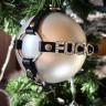 Новогодний шар Штучки-Дрючки с надписью в ассортименте, серебристый, 10 см